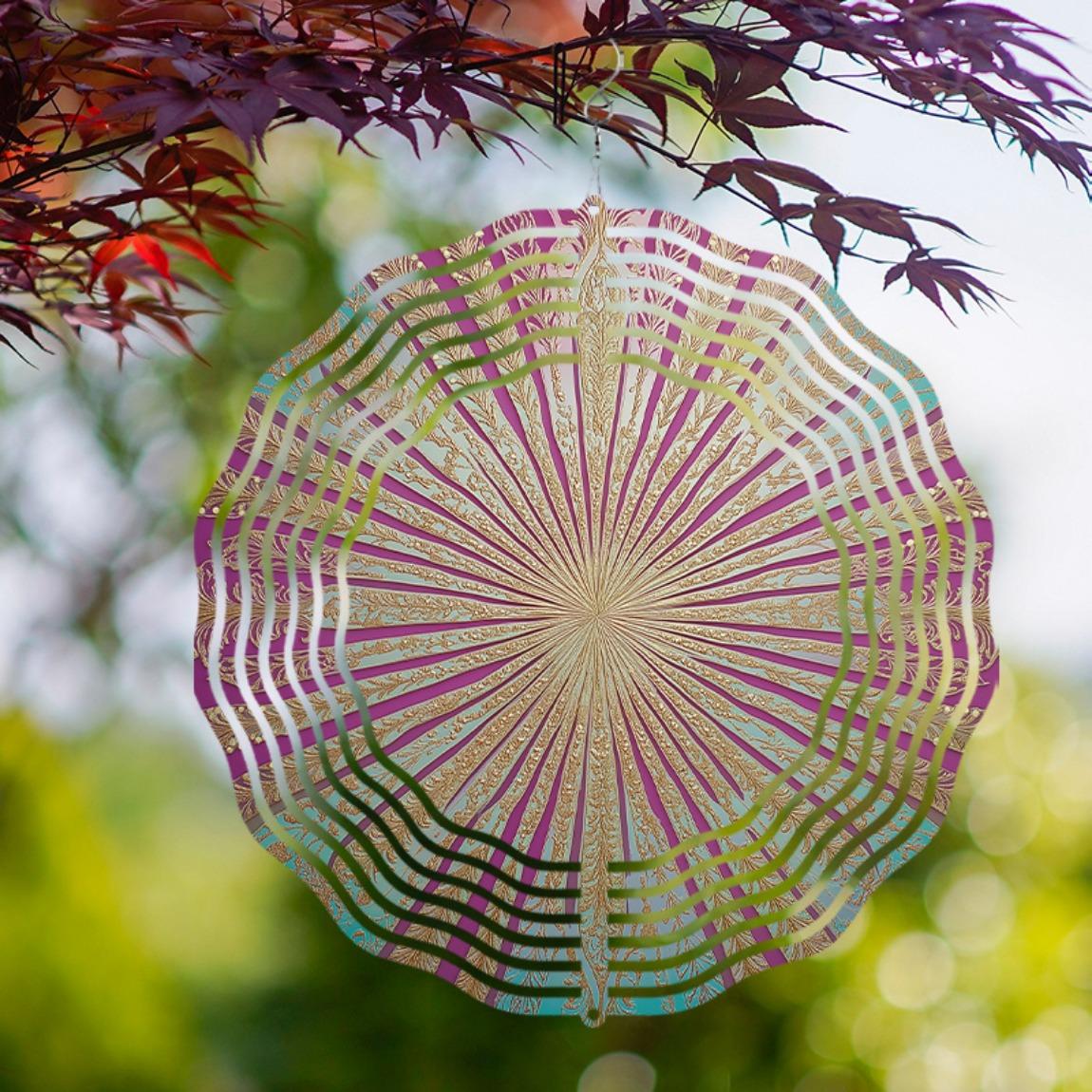 60 Inch Large Outdoor Wind Chime Vibrant Golden Purple White Teal Garden Decor All Season Gift for Friends Family with 360 Rotating Hook 01A
60 Inch Large Outdoor Wind Chime Vibrant Golden Purple White Teal Garden Decor All Season Gift for Friends Family with 360 Rotating Hook 01A