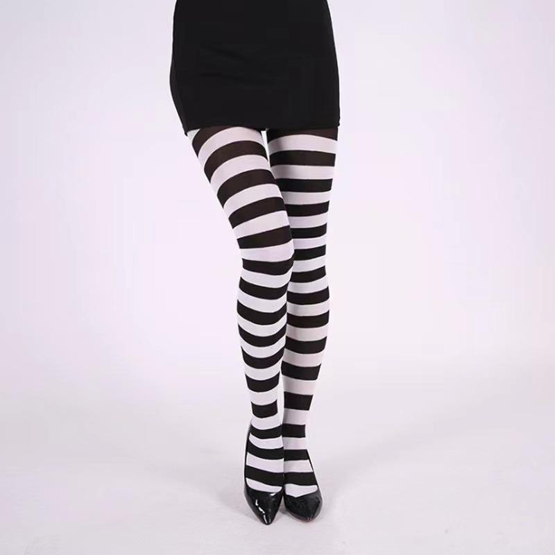 Women Red Black Striped Tights Full Length Tights Thigh High Stocking For Christmas Party Makeup Prom Decoration Cosplay Costume One Size
Women Red Black Striped Tights Full Length Tights Thigh High Stocking For Christmas Party Makeup Prom Decoration Cosplay Costume One Size