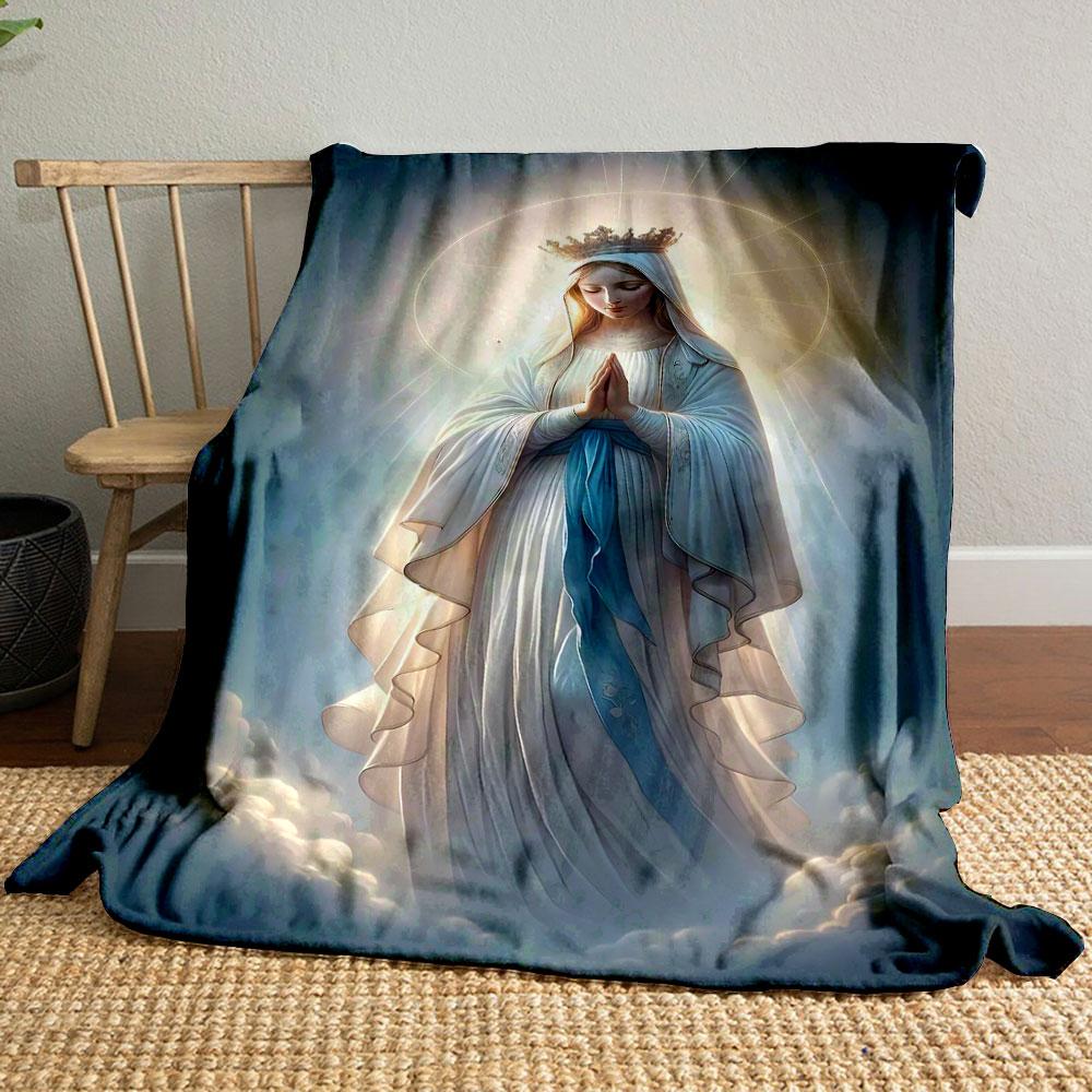 Blessed Mother Haloed Prayer Blanket Printed Blanket for Living Room Bed Couch lunch break Soft Cozy Blanket for Friend s festival Gift 80cm x 120cm
Blessed Mother Haloed Prayer Blanket Printed Blanket for Living Room Bed Couch lunch break Soft Cozy Blanket for Friend s festival Gift 80cm x 120cm