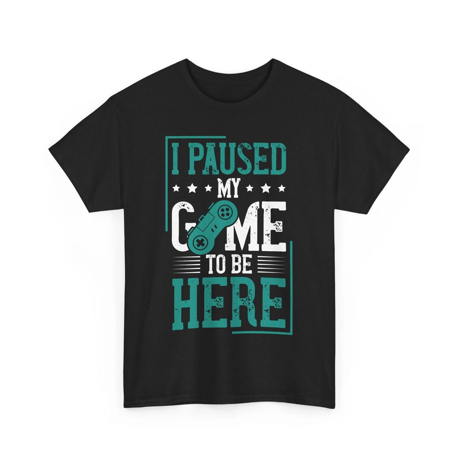 I paused my game to be here T-Shirt | Retro Gamer Tee | Perfect for Game Lovers 3XL
I paused my game to be here T-Shirt | Retro Gamer Tee | Perfect for Game Lovers 3XL