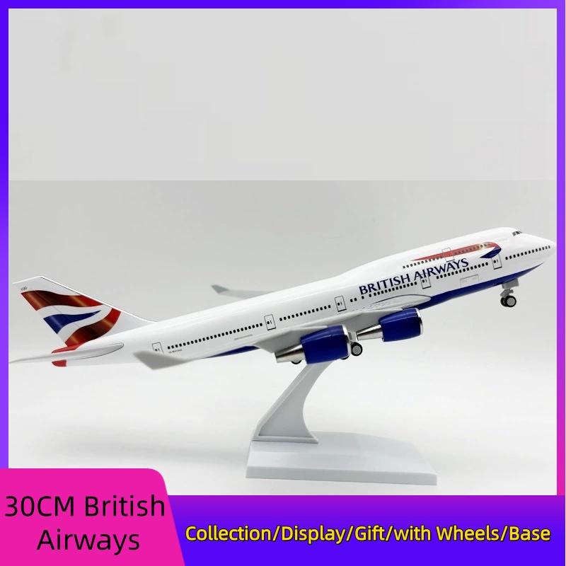 30cm B747 British Airways 1/124 Scale Airplane Model Diecast Resin Aircraft With Plane Base Model for Enthusiast Gift Decoration
30cm B747 British Airways 1/124 Scale Airplane Model Diecast Resin Aircraft With Plane Base Model for Enthusiast Gift Decoration