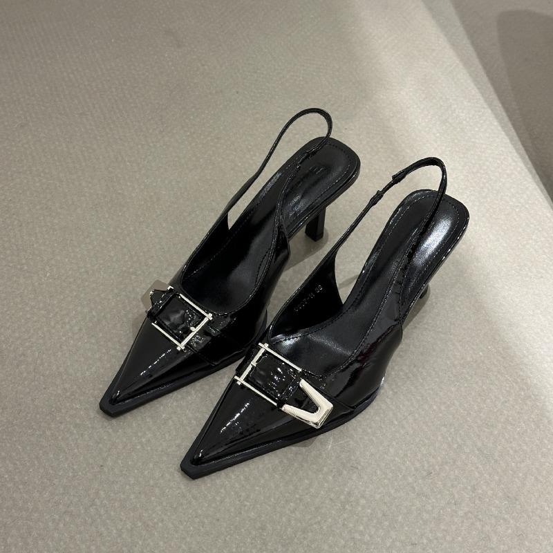 Fashion Summer Metal Button Mid Heels Sandals for Women Fashion Pointed Toe Slingback Pumps Ladies Wedding Party Office Modern Shoes 35 чёрный
Fashion Summer Metal Button Mid Heels Sandals for Women Fashion Pointed Toe Slingback Pumps Ladies Wedding Party Office Modern Shoes 35 чёрный