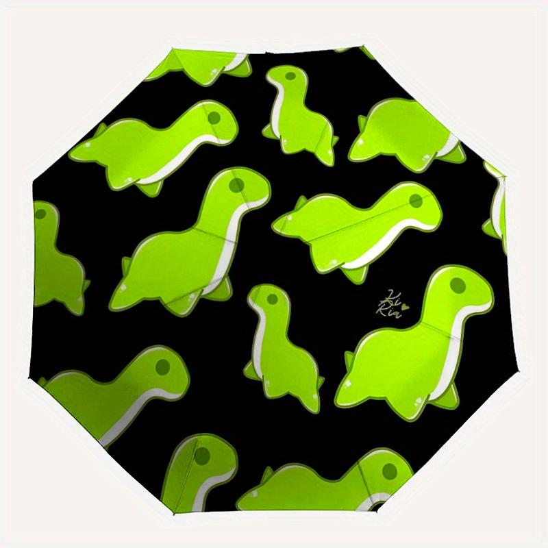 1pc Dino Green Automatic Open/Close, Foldable Compact Umbrella with 8-Rib Shaft, Perfect Gift For Men And Women, Casual Style, Vibrant Motif
1pc Dino Green Automatic Open/Close, Foldable Compact Umbrella with 8-Rib Shaft, Perfect Gift For Men And Women, Casual Style, Vibrant Motif