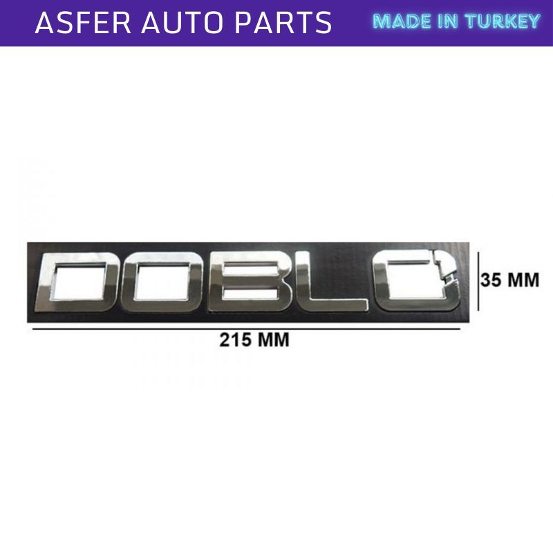 Chrome Boot Luggage Label For Fiat Doblo Mk3 2010 After OEM 51767266 51917051
Chrome Boot Luggage Label For Fiat Doblo Mk3 2010 After OEM 51767266 51917051