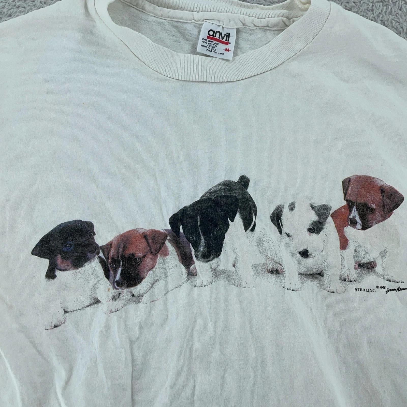Vintage Sterling Puppies Shirt Small Dog Graphic Nature Animal Cute USA 90s Tee S
Vintage Sterling Puppies Shirt Small Dog Graphic Nature Animal Cute USA 90s Tee S