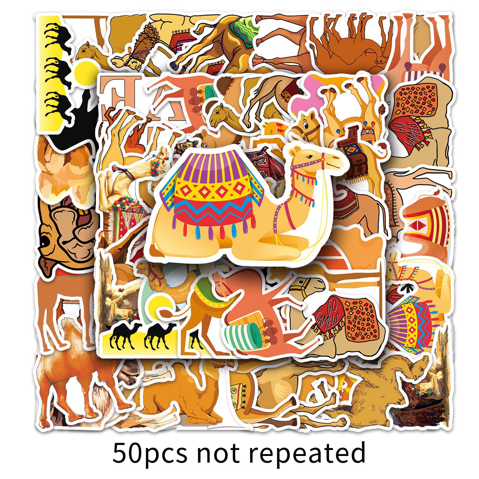 50 Waterproof Camel Graffiti Cartoon Stickers for Skateboards, Phone Cases, and Luggage
50 Waterproof Camel Graffiti Cartoon Stickers for Skateboards, Phone Cases, and Luggage