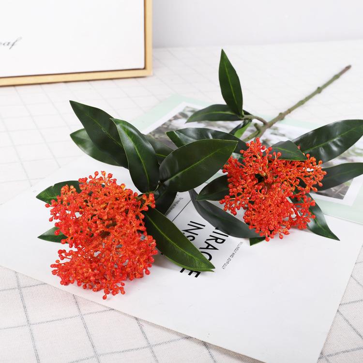 Simulation 2 fork Yin taro Mori series wedding scene arrangement fake flower ornament home soft decoration simulation coral fruit wholesale помаранчевий
Simulation 2 fork Yin taro Mori series wedding scene arrangement fake flower ornament home soft decoration simulation coral fruit wholesale помаранчевий
