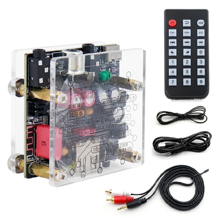 HIFI Decoding Bluetooth-compatible U Disk Sound Decoding Board Player Sound Receiver APP Control with Remote 1
HIFI Decoding Bluetooth-compatible U Disk Sound Decoding Board Player Sound Receiver APP Control with Remote 1
