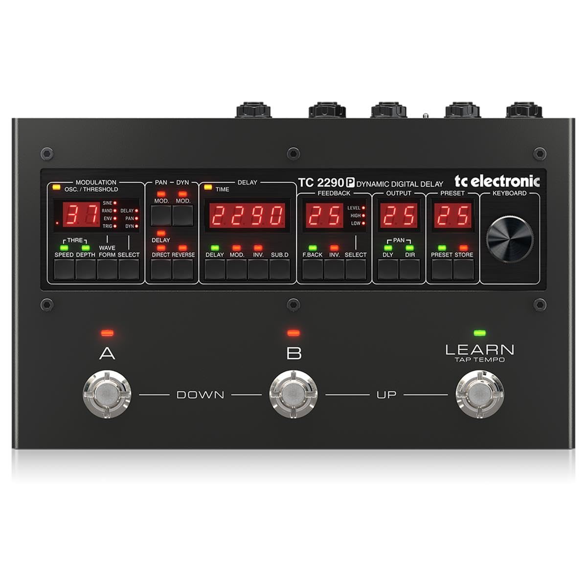 TC Electronic Dynamic Digital Delay Pedal Відтворює легендарну одиницю Може створювати різні ефекти, такі як 2290 P DYNAMIC DIGITAL DELAY TC2290
TC Electronic Dynamic Digital Delay Pedal Відтворює легендарну одиницю Може створювати різні ефекти, такі як 2290 P DYNAMIC DIGITAL DELAY TC2290