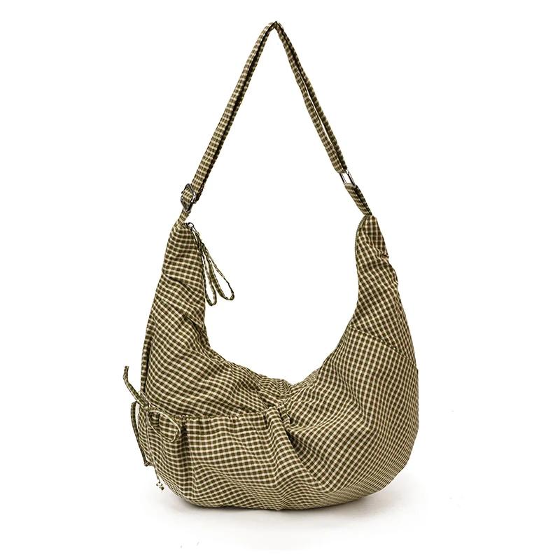 Fashion Minimalist Nylon Plaid Crossbody Bags 2026 Hot Sale Large Capacity Commuting Bags Casual Versatile Women s Handbags зелёный
Fashion Minimalist Nylon Plaid Crossbody Bags 2026 Hot Sale Large Capacity Commuting Bags Casual Versatile Women s Handbags зелёный