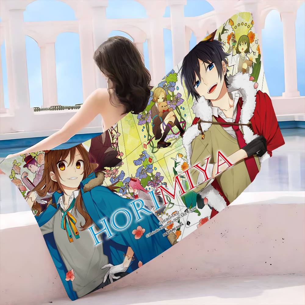 Horimiya Anime Beach Towel Colorful Bath Towels for Girl Microfiber Quick Dry Sand Free Beach Yoga Spa Gym Pool W40*H60(CM)
Horimiya Anime Beach Towel Colorful Bath Towels for Girl Microfiber Quick Dry Sand Free Beach Yoga Spa Gym Pool W40*H60(CM)