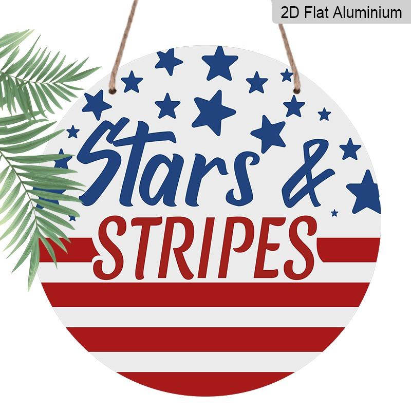 2D Flat Retro Aluminum Wall Decorations in Various Sizes. American Independence Day Patriotic Theme, Red, White, and Blue Star and Stripe Design 20*20cm
2D Flat Retro Aluminum Wall Decorations in Various Sizes. American Independence Day Patriotic Theme, Red, White, and Blue Star and Stripe Design 20*20cm