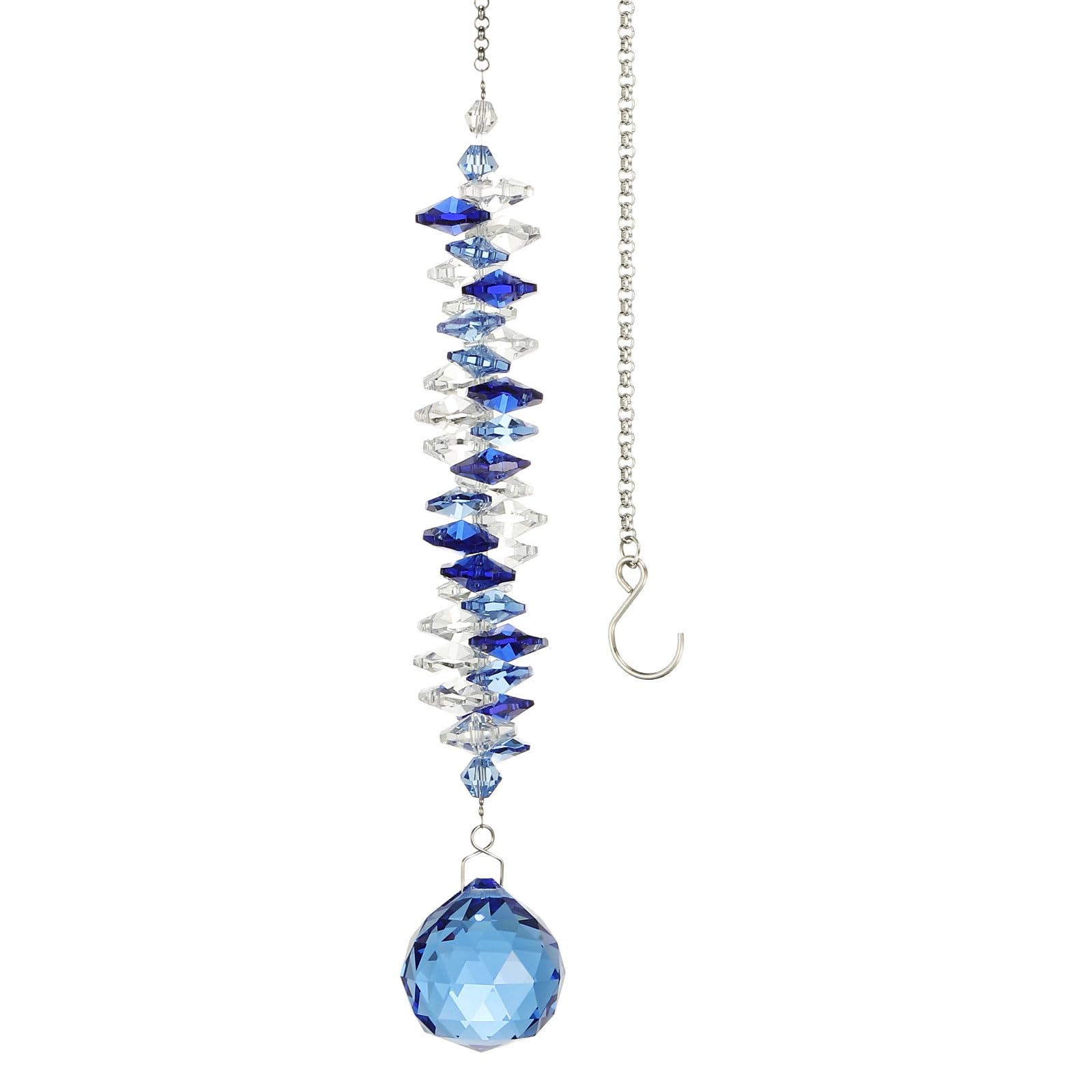 PATIKIL Crystal Suncatcher DIY Suncatcher with Chain, Window Hanging Ball Prism, 1 Piece, Home Garden Decoration, Crafts for Women, Blue
PATIKIL Crystal Suncatcher DIY Suncatcher with Chain, Window Hanging Ball Prism, 1 Piece, Home Garden Decoration, Crafts for Women, Blue