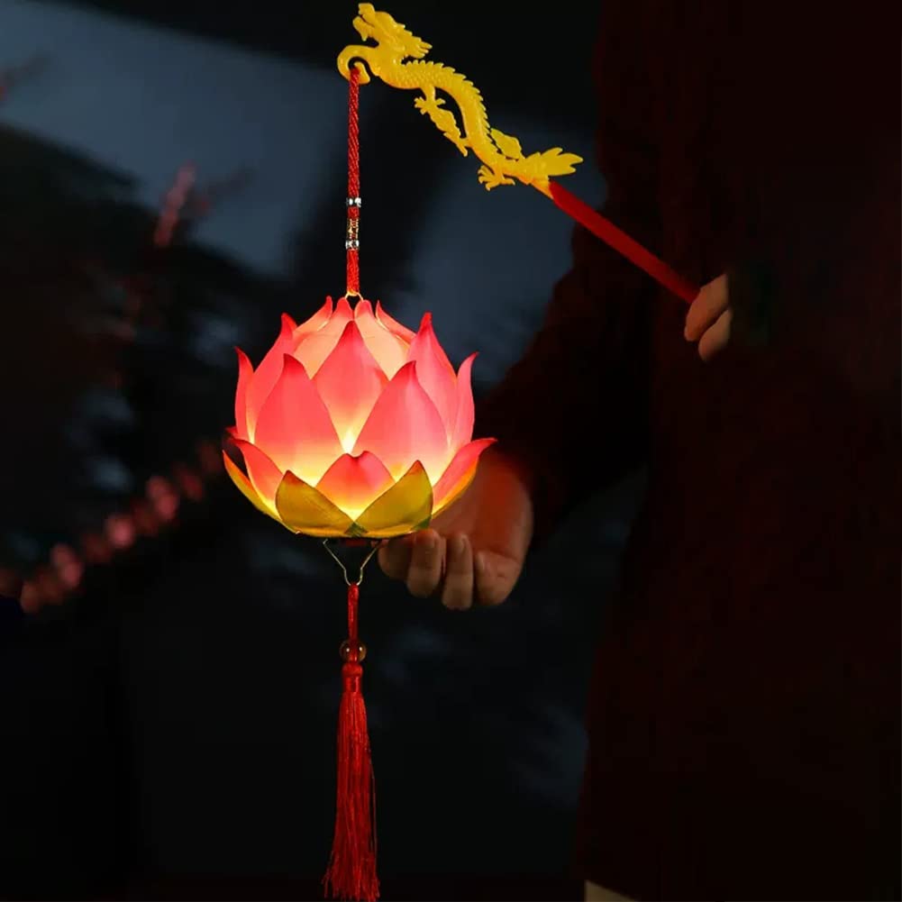 YUYAKESHI Lotus Lantern, Obon Festival Decoration, Handheld LED Lotus Lantern, Festival Light, Cute Lotus Flower Lantern, Battery Operated (Pink)
YUYAKESHI Lotus Lantern, Obon Festival Decoration, Handheld LED Lotus Lantern, Festival Light, Cute Lotus Flower Lantern, Battery Operated (Pink)
