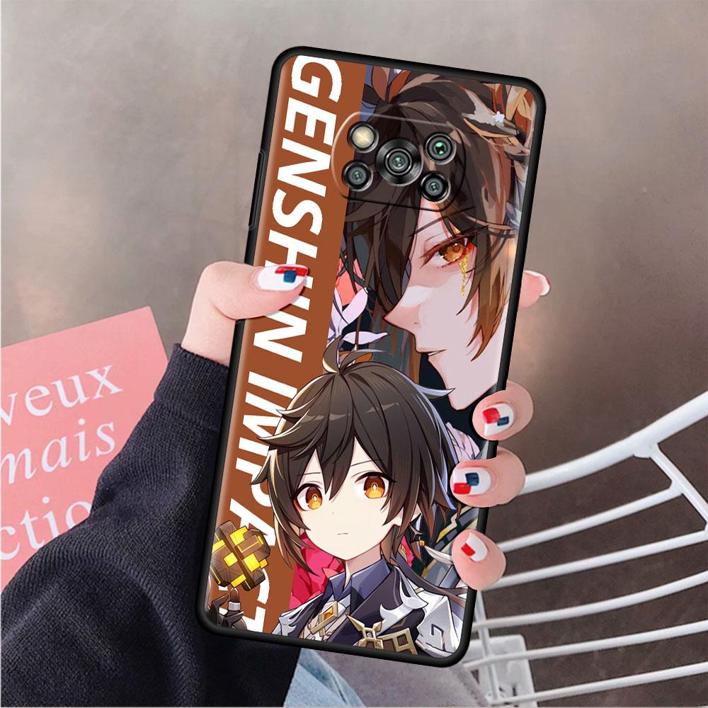 Чехол для игрового телефона Genshin Impact для Xiaomi Mi Poco X3 NFC X4 M4 M3 Pro F1 F4 F3 GT C40 11T 11 Lite 5G Fundas, черный чехол Redmi 10 Power
Чехол для игрового телефона Genshin Impact для Xiaomi Mi Poco X3 NFC X4 M4 M3 Pro F1 F4 F3 GT C40 11T 11 Lite 5G Fundas, черный чехол Redmi 10 Power