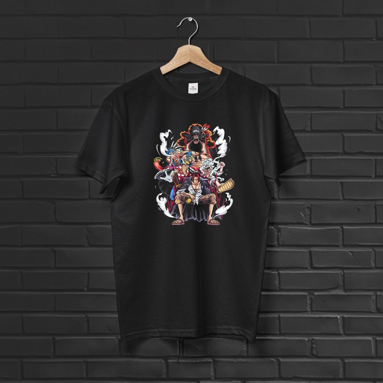 One Piece Yonkou Four Emperors T-Shirt Heavyweight Cotton Mens Unisex Tee 4XL
One Piece Yonkou Four Emperors T-Shirt Heavyweight Cotton Mens Unisex Tee 4XL