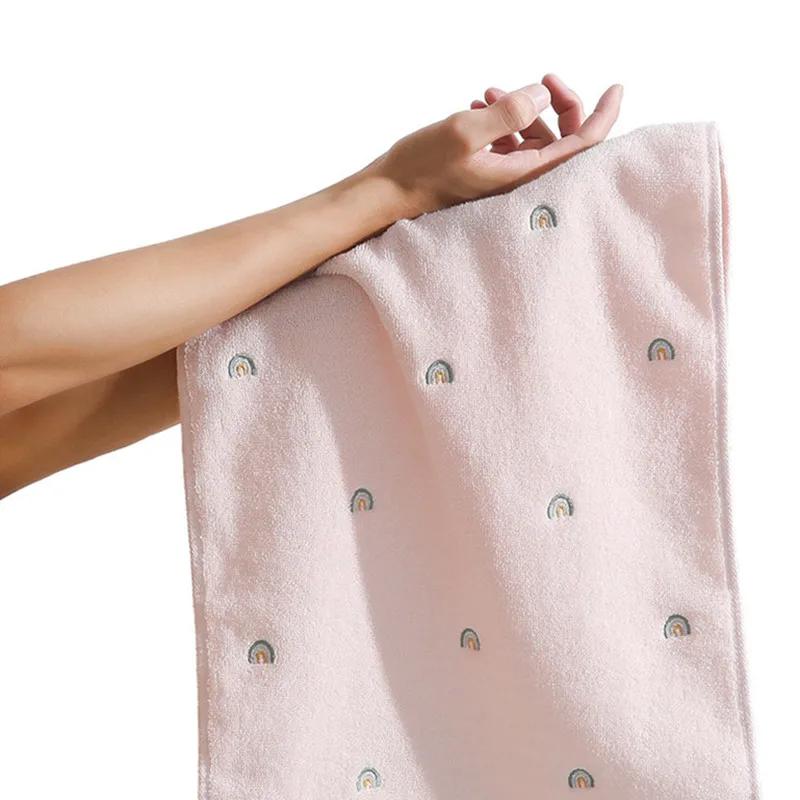 34x75cm Rainbow Embroidery Thicken Cotton Soft Water Absorbent Home Bathroom Adult Women Hand Towel 34x75cm&1pc рожевий
34x75cm Rainbow Embroidery Thicken Cotton Soft Water Absorbent Home Bathroom Adult Women Hand Towel 34x75cm&1pc рожевий