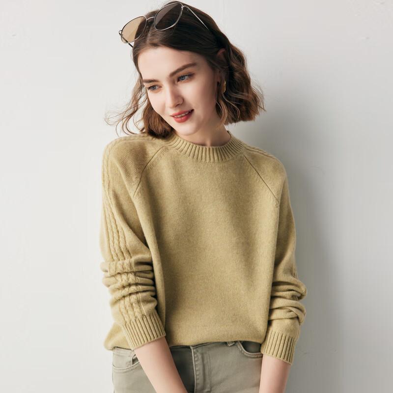 Paluo Women s 100% Cashmere Round Neck Cable Knit Sweater L
Paluo Women s 100% Cashmere Round Neck Cable Knit Sweater L