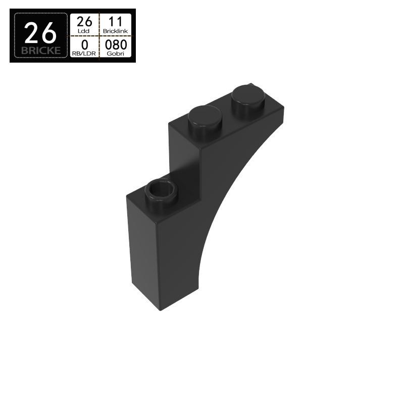 Curved 1x3x3 Brick Compatible with LEGO 13965 - MOC DIY Building Blocks for Kids 50g (35 pcs)
Curved 1x3x3 Brick Compatible with LEGO 13965 - MOC DIY Building Blocks for Kids 50g (35 pcs)