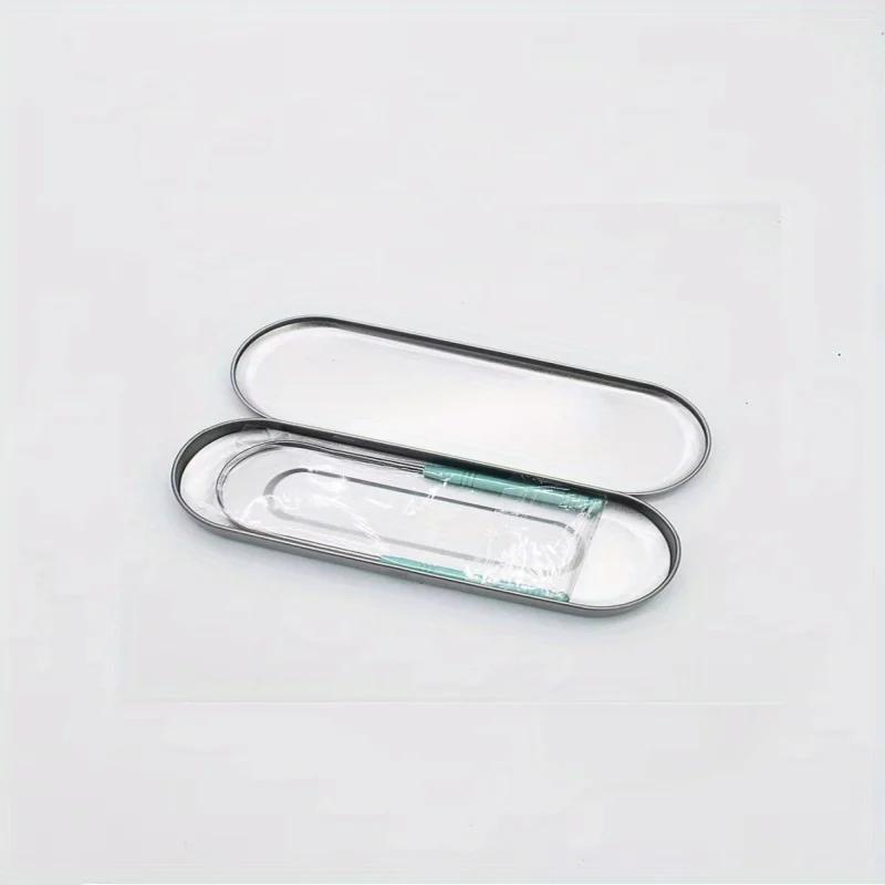 Stainless Steel Tongue Scraper Equipped With Box Tongue Coated Cleaner Brush Keep Fresh Breath Toothbrush Oral Hygiene Care Support Cleaning Tool
Stainless Steel Tongue Scraper Equipped With Box Tongue Coated Cleaner Brush Keep Fresh Breath Toothbrush Oral Hygiene Care Support Cleaning Tool