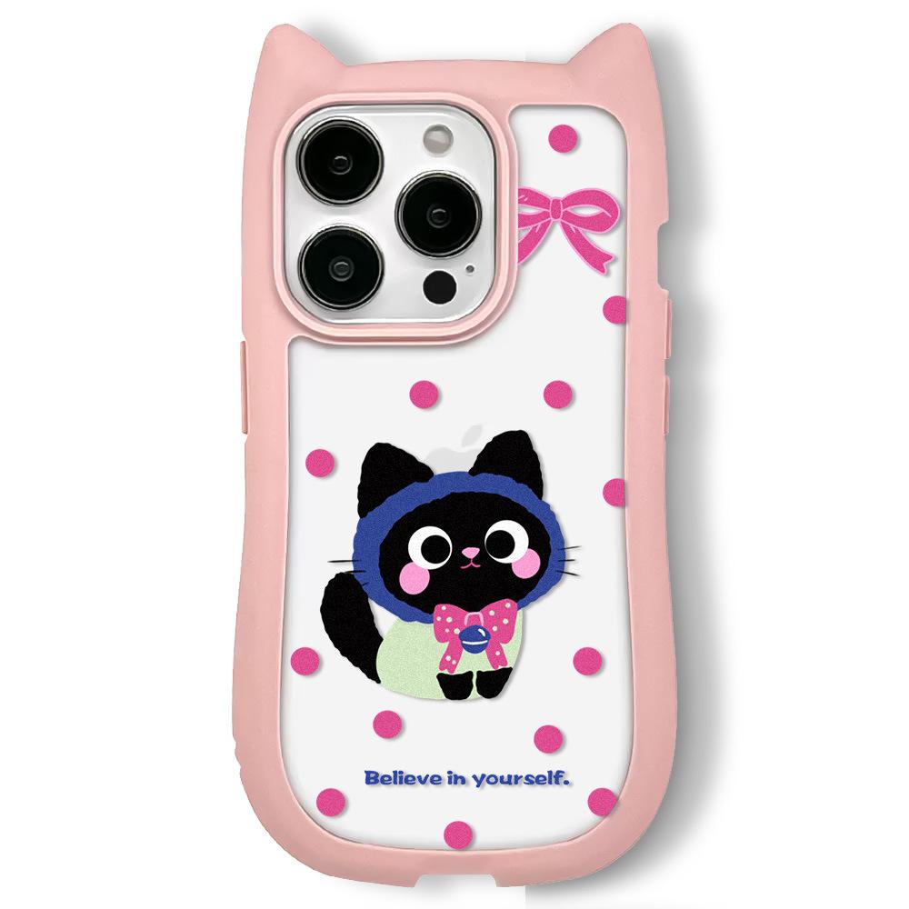 Прозрачный чехол для телефона с кошачьими ушками для iPhone 16 15 14, совместимый и подходящий для 13/12/11 promax Headscarf Kitten 16
Прозрачный чехол для телефона с кошачьими ушками для iPhone 16 15 14, совместимый и подходящий для 13/12/11 promax Headscarf Kitten 16