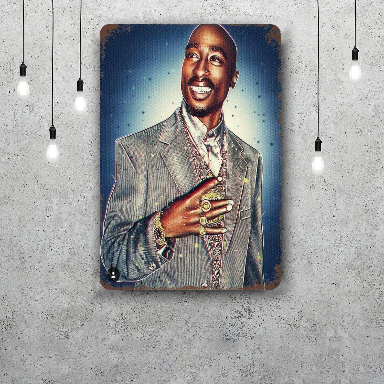 makaveli Vintage Metal Tin Signs Posters Decor Retro Metal Plaque Wall Art Decor for Garage Bar 20x30cm(7.8x11.8inch)
makaveli Vintage Metal Tin Signs Posters Decor Retro Metal Plaque Wall Art Decor for Garage Bar 20x30cm(7.8x11.8inch)