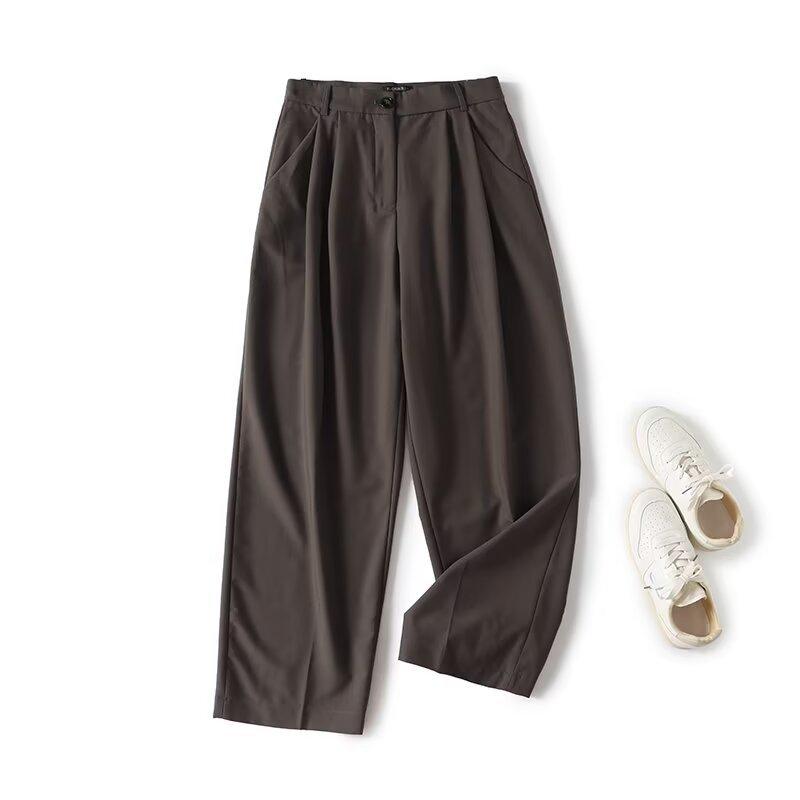 Women s Spring 2025 Double-Pleated Straight-Leg Loose Commuter Pants Large темно-коричневого
Women s Spring 2025 Double-Pleated Straight-Leg Loose Commuter Pants Large темно-коричневого