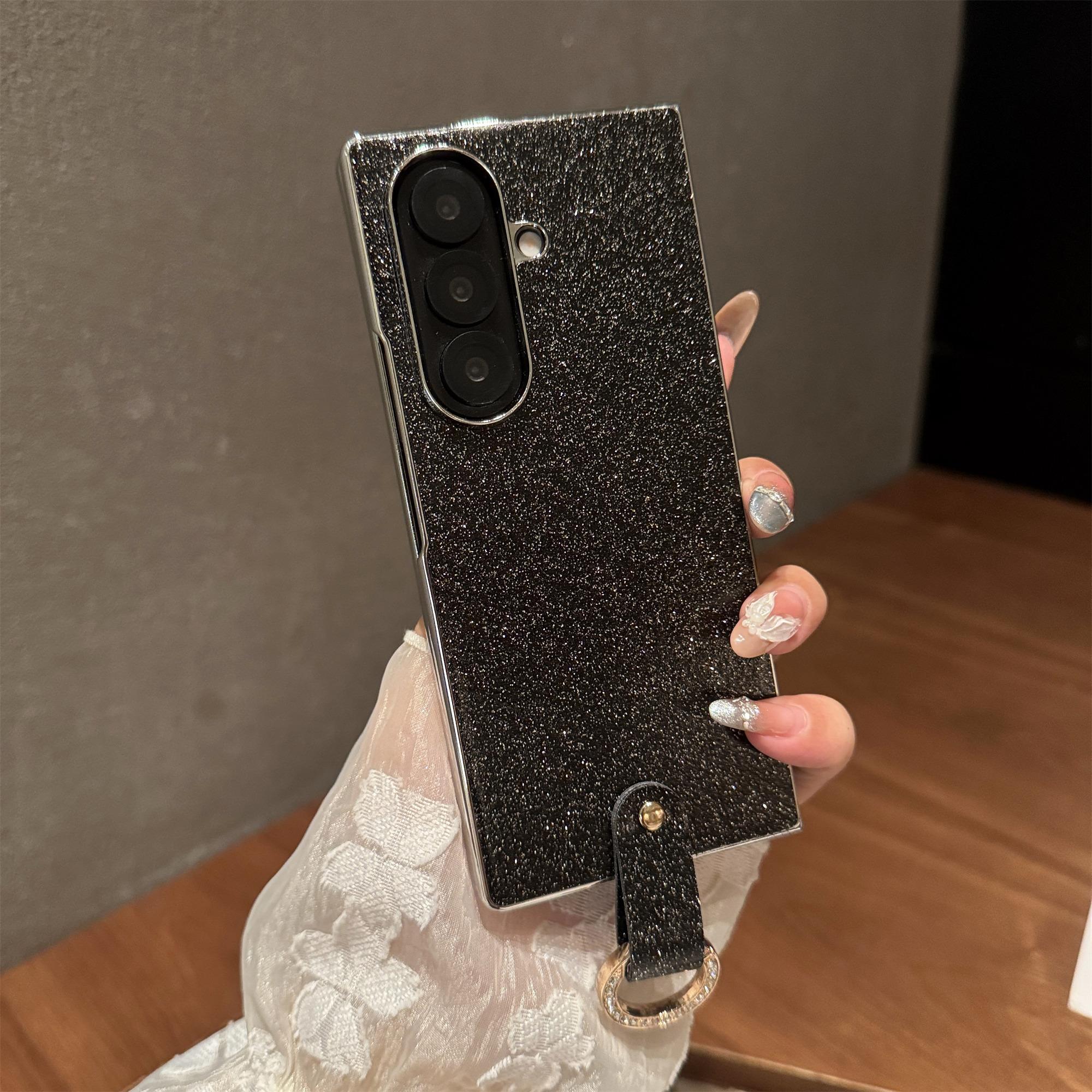 For Samsung Galaxy Z Fold7 5G Case Electroplated Glitter PU Leather + PC Protective Cover with Portable Ring Strap D
For Samsung Galaxy Z Fold7 5G Case Electroplated Glitter PU Leather + PC Protective Cover with Portable Ring Strap D