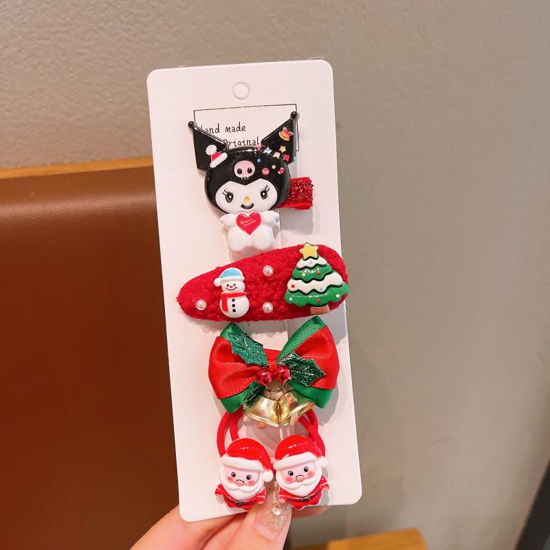 Festive Red Cartoon Hair Clips & Ties Set for Women & Kids - Autumn/Winter Accessories
Festive Red Cartoon Hair Clips & Ties Set for Women & Kids - Autumn/Winter Accessories