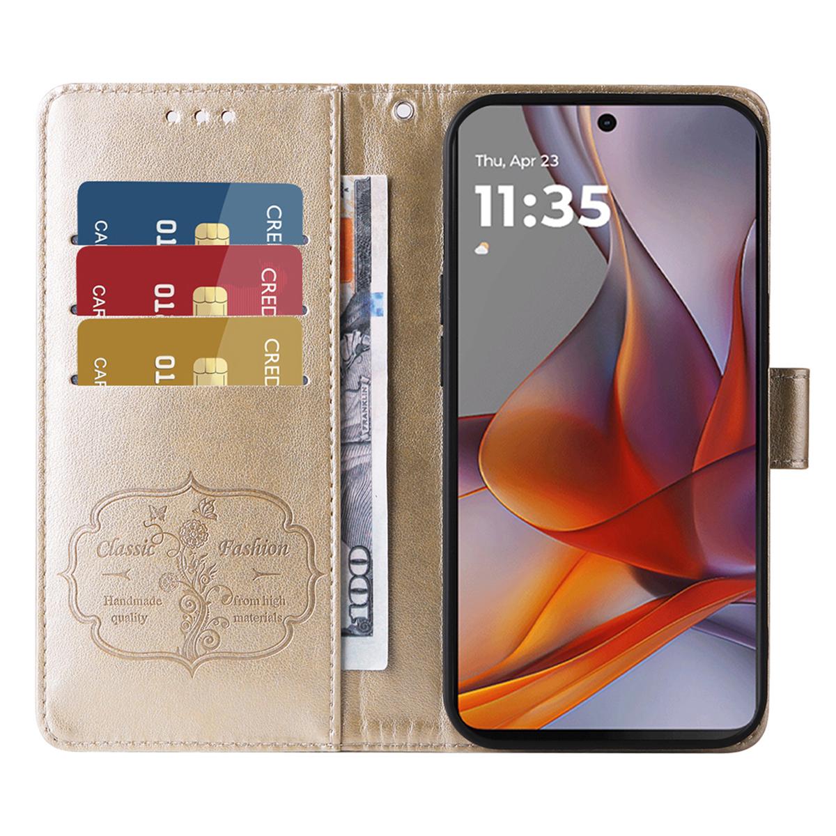 For Motorola Edge 50 Fusion 5G Case Butterfly Floral Imprint Wallet Stand Leather Phone Cover Gold
For Motorola Edge 50 Fusion 5G Case Butterfly Floral Imprint Wallet Stand Leather Phone Cover Gold