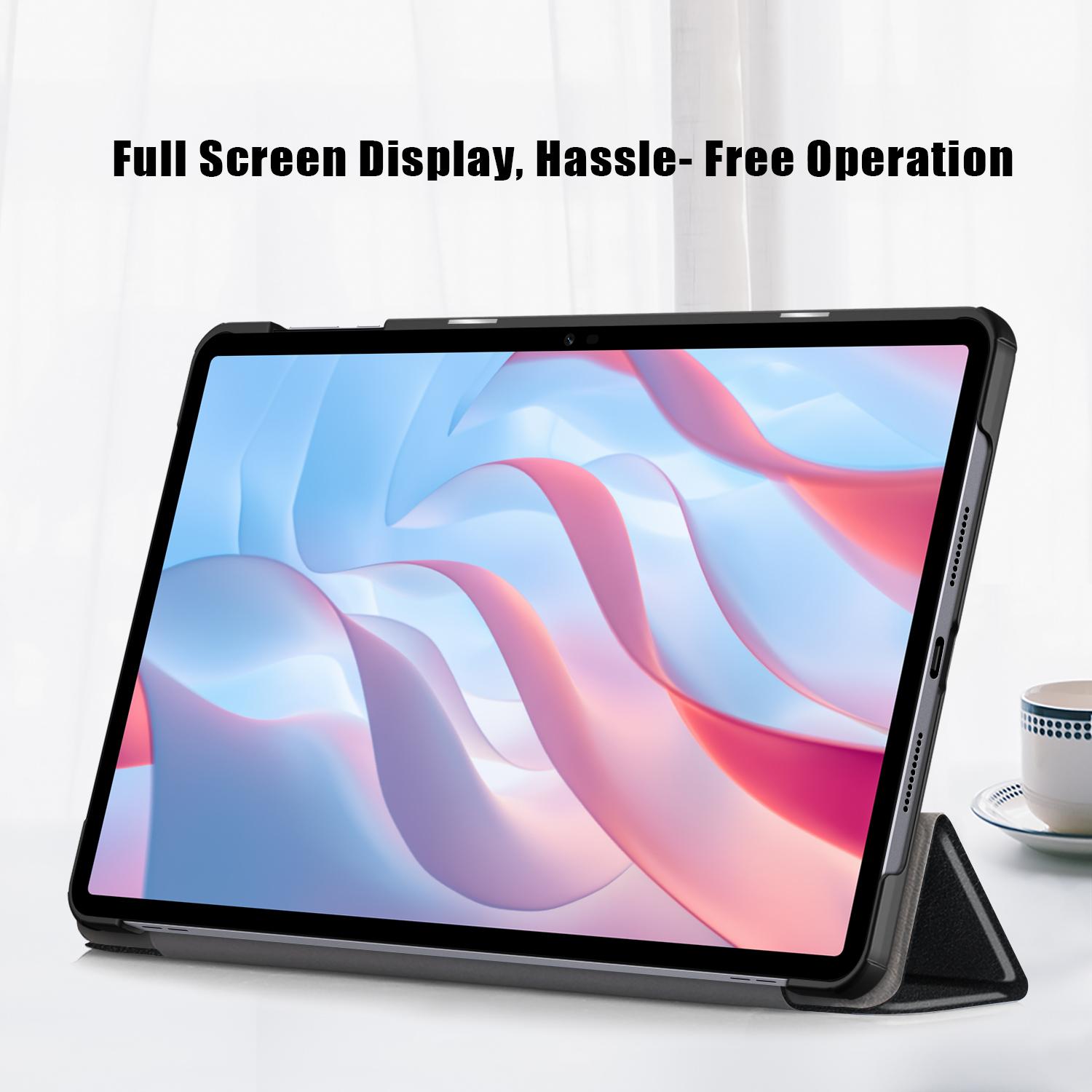 Trifold Stand Cover for Honor Pad X9/Pad X8 Pro,Solid Color PU Leather Tablet Case Black
Trifold Stand Cover for Honor Pad X9/Pad X8 Pro,Solid Color PU Leather Tablet Case Black