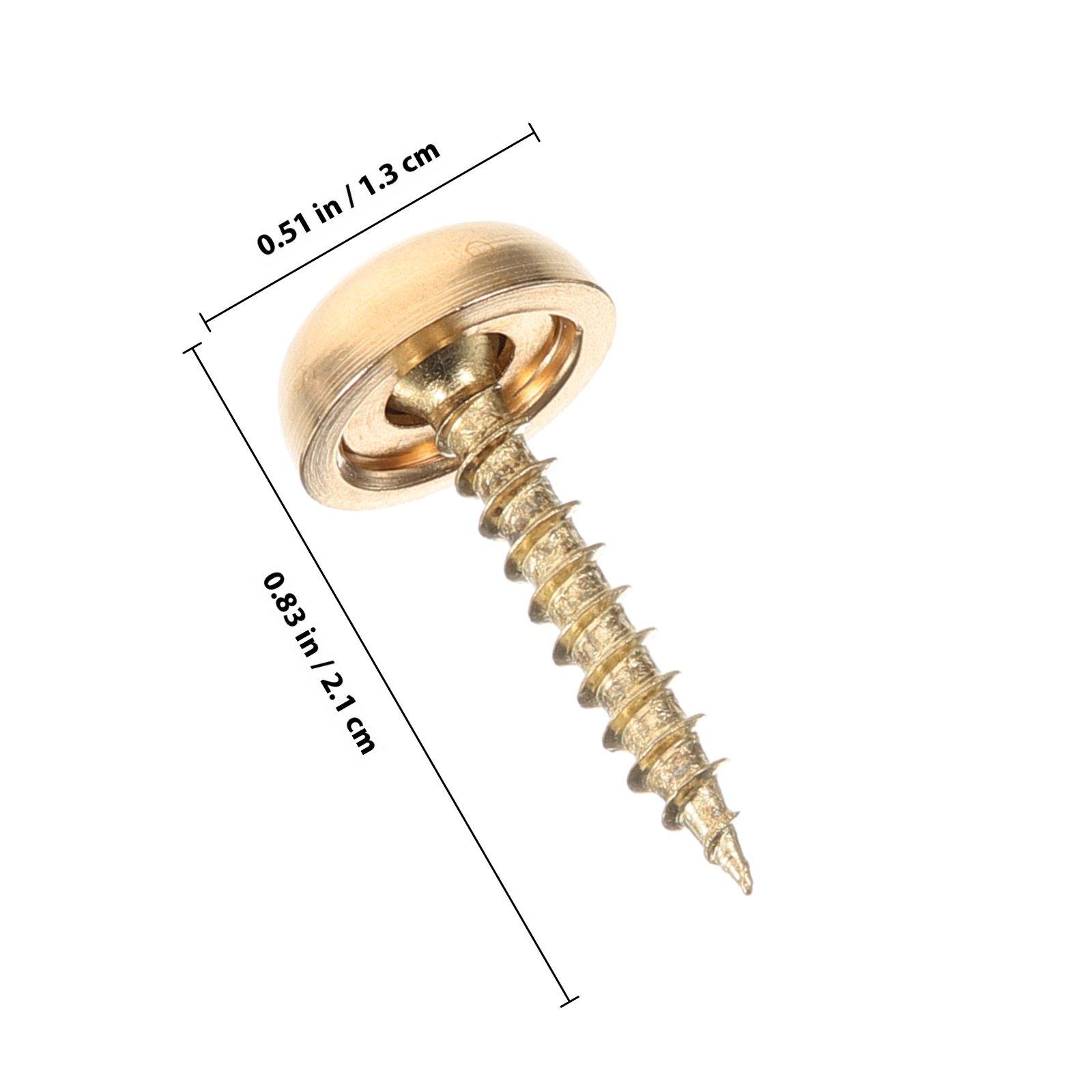 8Pcs Decorative Brass Screws Caps Cover Self Tapping Screws for Mirror Furniture Wood Glass Mounting Screw Caps золотистий
8Pcs Decorative Brass Screws Caps Cover Self Tapping Screws for Mirror Furniture Wood Glass Mounting Screw Caps золотистий