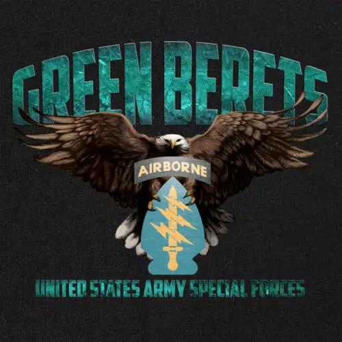 US Army Special Forces Green Beret Eagle and Shield Veteran TShirt Summer Cotton ONeck Short Sleeve Mens T Shirt New S3XL 4XL
US Army Special Forces Green Beret Eagle and Shield Veteran TShirt Summer Cotton ONeck Short Sleeve Mens T Shirt New S3XL 4XL