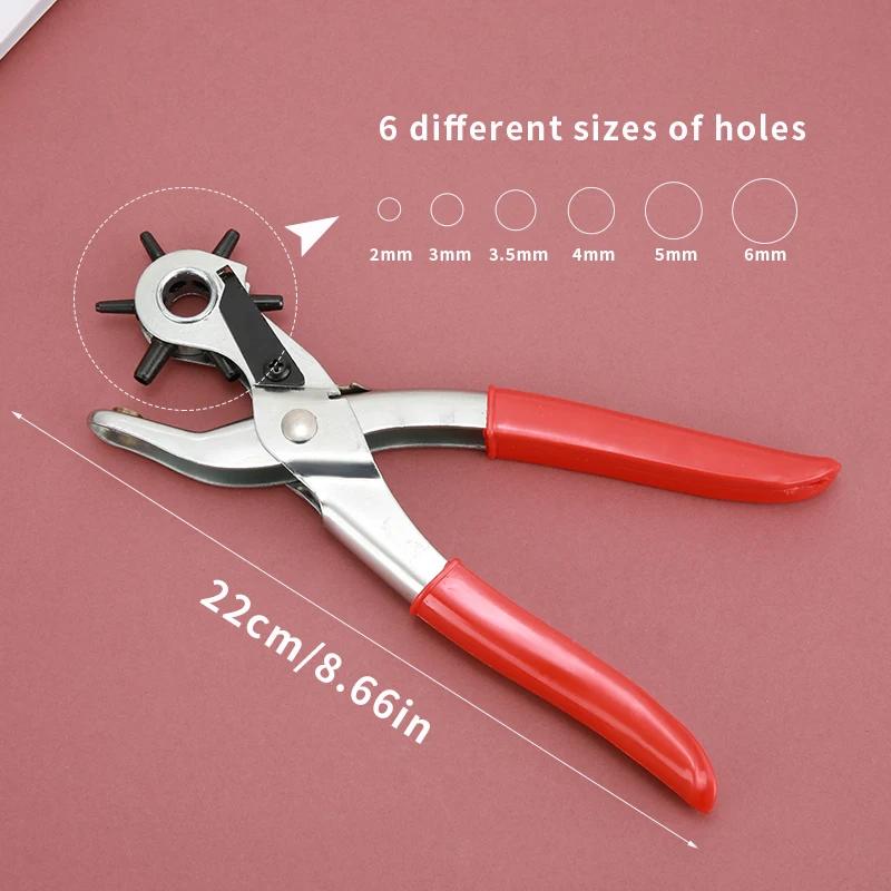 Leather Hole Punch,9 Belt Hole Puncher for Leather Heavy Duty, 6 Size Revolving Leather Belt Hand Hole Puncher Leather Punch
Leather Hole Punch,9 Belt Hole Puncher for Leather Heavy Duty, 6 Size Revolving Leather Belt Hand Hole Puncher Leather Punch