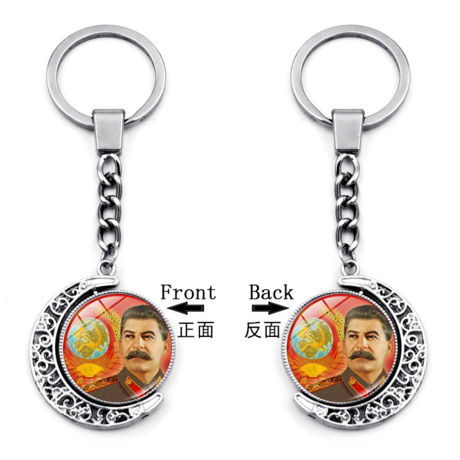 Pendant Keychain Bag Charm Double-sided Rotating Key Ring One Size
Pendant Keychain Bag Charm Double-sided Rotating Key Ring One Size