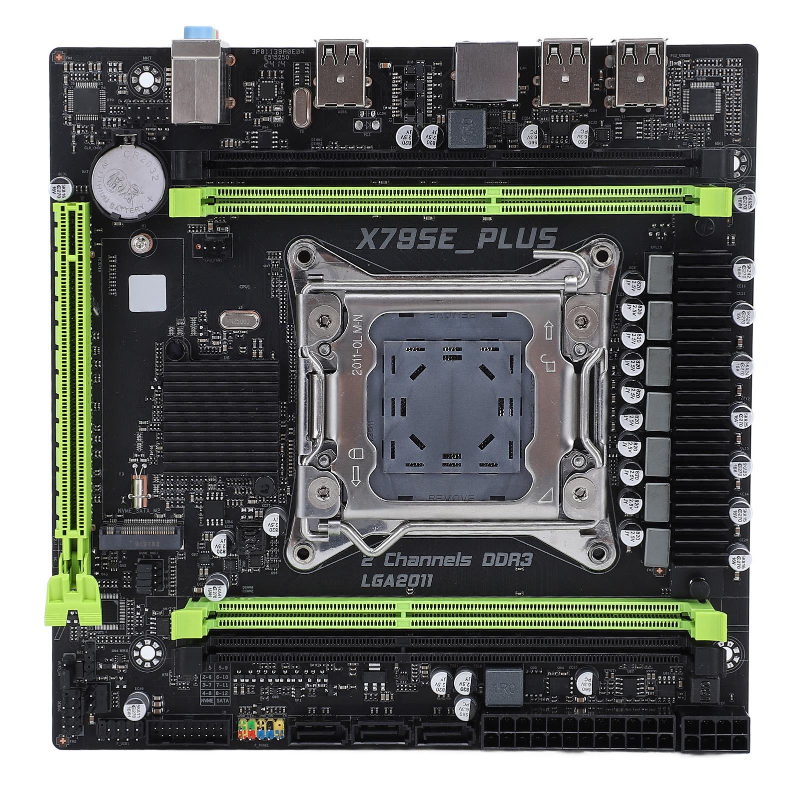 Материнська плата X79SE Plus LGA 2011 підтримує протокол M.2 NVME, інтерфейс USB2.0, комп ютер DDR3
Материнська плата X79SE Plus LGA 2011 підтримує протокол M.2 NVME, інтерфейс USB2.0, комп ютер DDR3