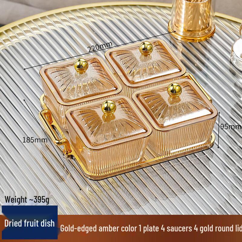 Ruhan K77 Chinese Style Amber Gold-Rim Serving Set
Ruhan K77 Chinese Style Amber Gold-Rim Serving Set