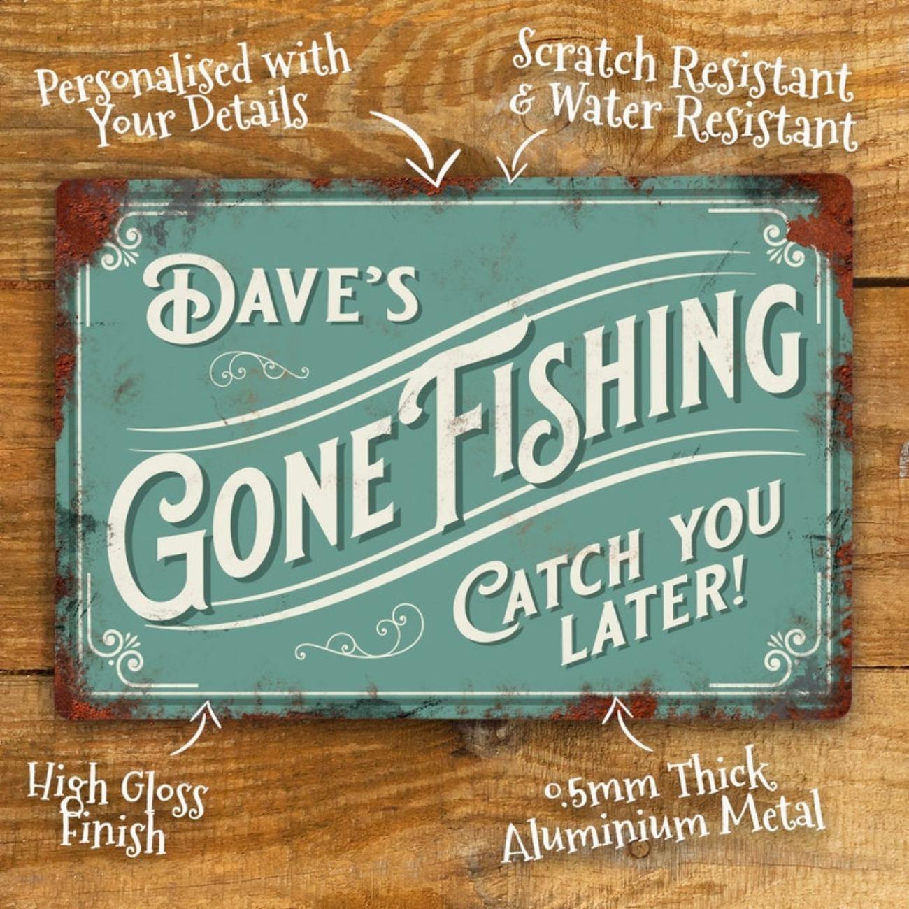 1pc Custom Gone Fishing Metal Sign Home Wall Decor Dustproof Water-Resistant білий
1pc Custom Gone Fishing Metal Sign Home Wall Decor Dustproof Water-Resistant білий