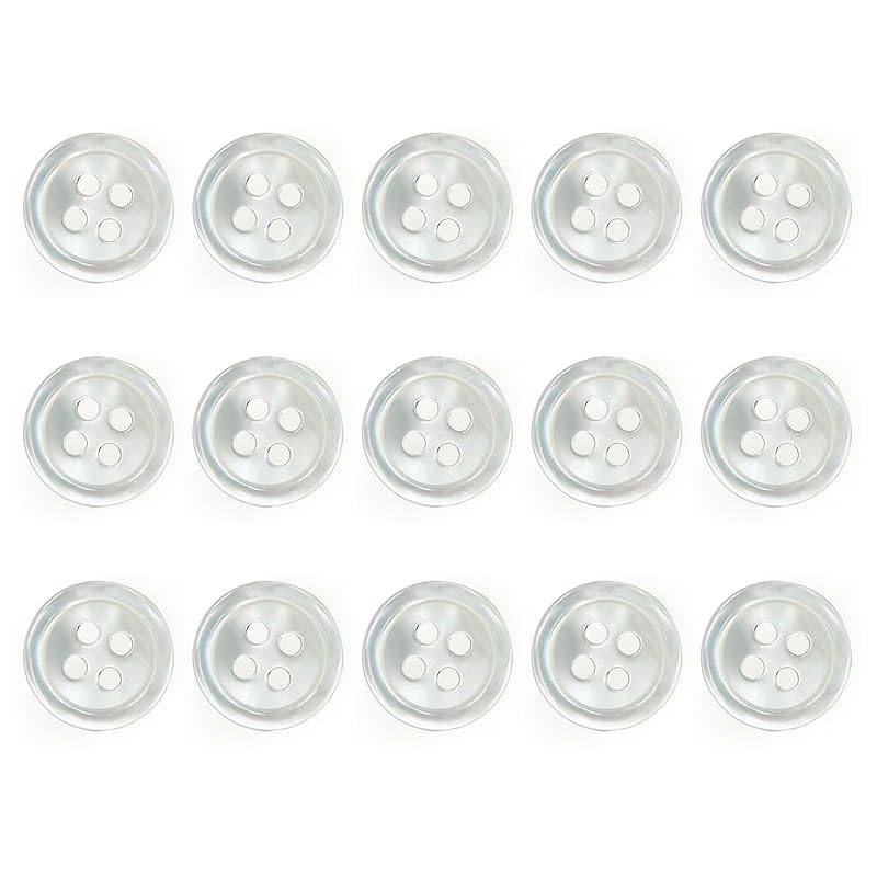DEVENTORZ button shell button four hole button shirt handmade handicraft Button replacement to 15 pieces white (10mm)
DEVENTORZ button shell button four hole button shirt handmade handicraft Button replacement to 15 pieces white (10mm)