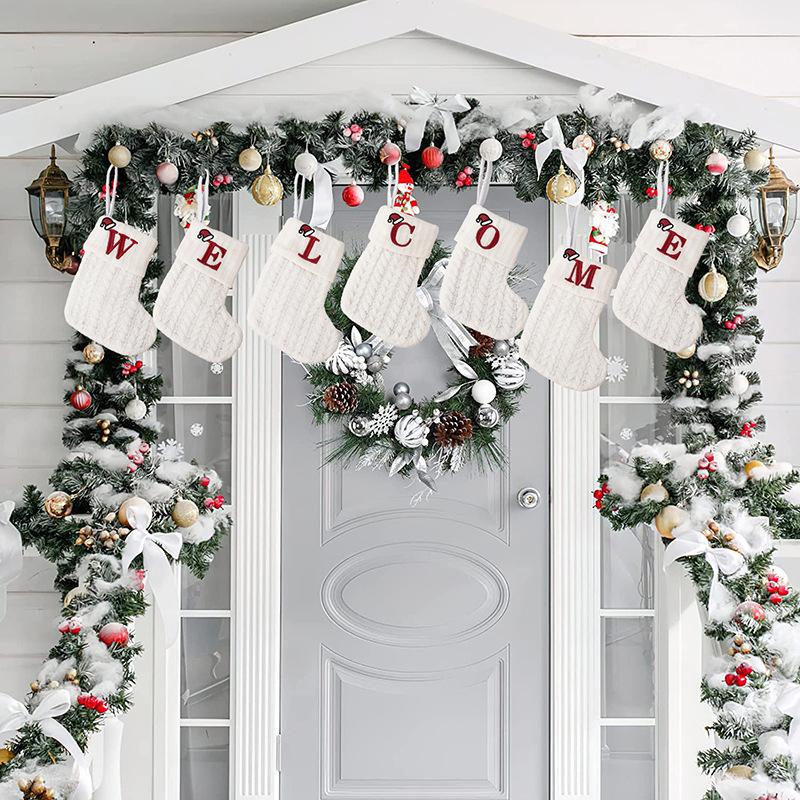 Christmas Letters Christmas Tree Hanging Decorations Christmas Stockings Candy Bag Decorations White
Christmas Letters Christmas Tree Hanging Decorations Christmas Stockings Candy Bag Decorations White