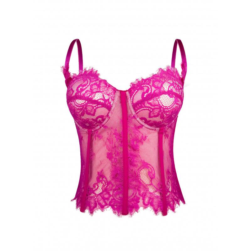 Lace Hollow Camisole Vest (Model 93886) M рожевий червоний колір
Lace Hollow Camisole Vest (Model 93886) M рожевий червоний колір