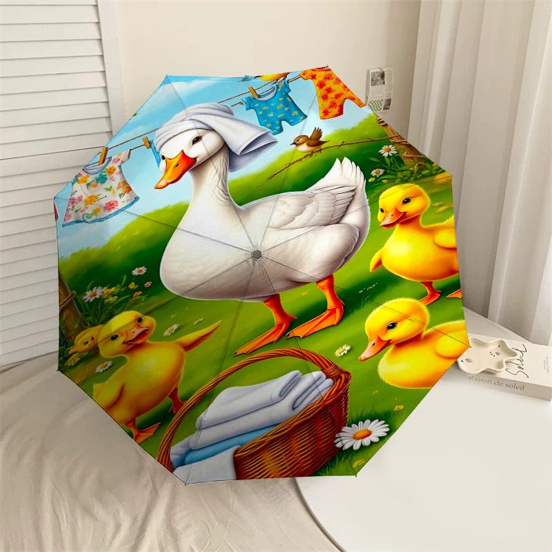 1PC Duckling Laundry Umbrella-8-Rib Reinforced, Automatic Open, Lightweight & Durable, Fashion Accessory for Outdoor-D332
1PC Duckling Laundry Umbrella-8-Rib Reinforced, Automatic Open, Lightweight & Durable, Fashion Accessory for Outdoor-D332