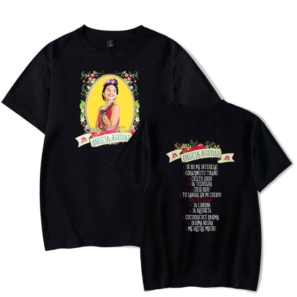 Angela Aguilar Merch Tshirt Fashion Casual Round Neck Unisex Short Sleeved Trendy Street Top Shirt S
Angela Aguilar Merch Tshirt Fashion Casual Round Neck Unisex Short Sleeved Trendy Street Top Shirt S