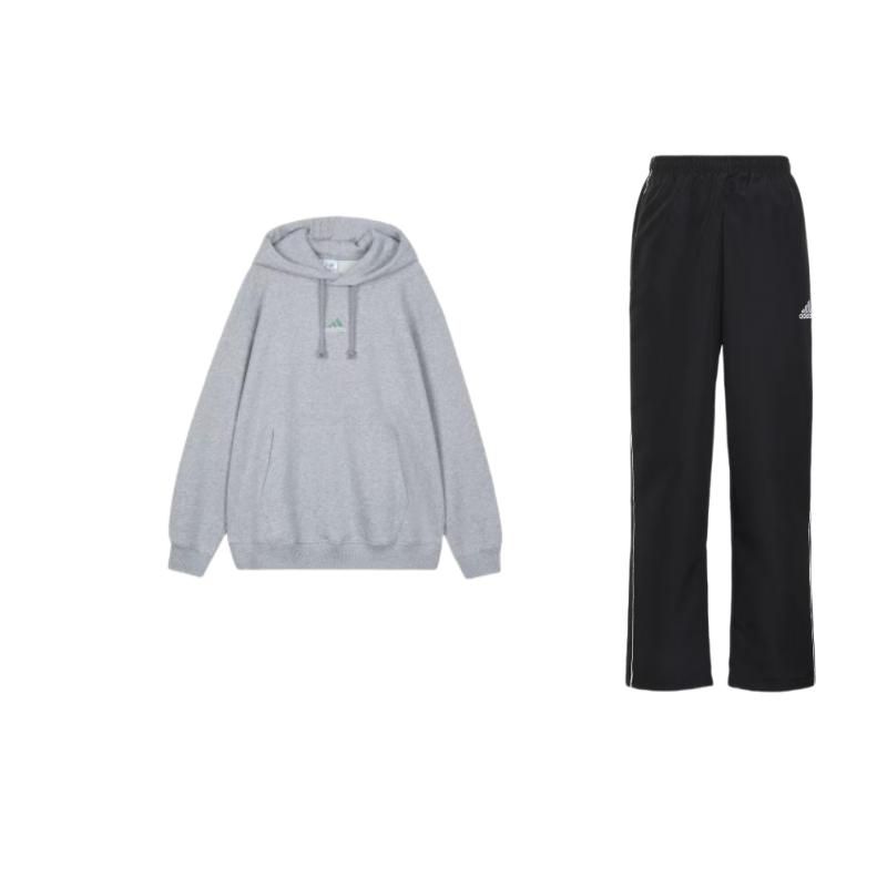 Adidas Logo Embroidered Loose Fit Long Sleeve Hoodie Vintage Solid Color Elastic Pants Casual Sports Set Men Sets CE9045+IN3165 XXL
Adidas Logo Embroidered Loose Fit Long Sleeve Hoodie Vintage Solid Color Elastic Pants Casual Sports Set Men Sets CE9045+IN3165 XXL