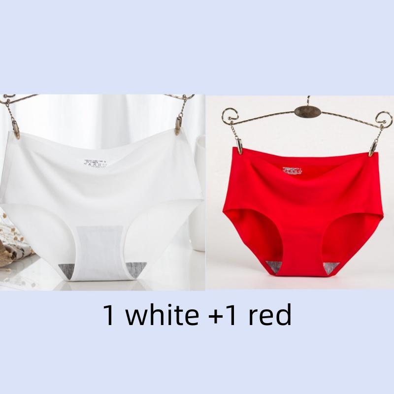 2 шт. женское эластичное бесшовное нижнее белье из ледяного шелка для женщин, однотонные треугольные трусы 2XL
2 шт. женское эластичное бесшовное нижнее белье из ледяного шелка для женщин, однотонные треугольные трусы 2XL