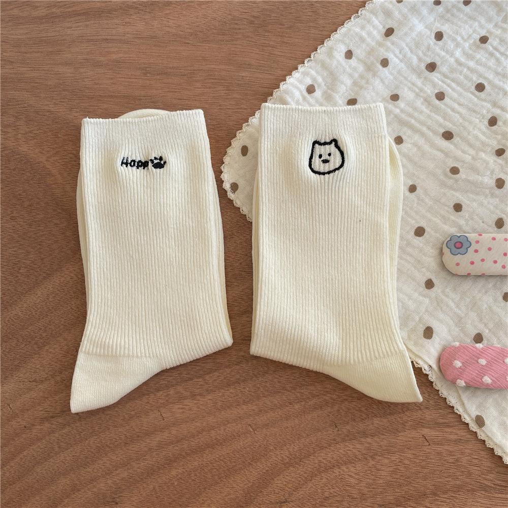 Девочки Весенние и Летние Тонкие Простые Вышитые Собачки Удобные Гольфы из Хлопка 1 pair молочный белый
Девочки Весенние и Летние Тонкие Простые Вышитые Собачки Удобные Гольфы из Хлопка 1 pair молочный белый