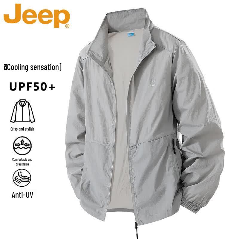 JEEP Men s Lightweight Sun Protection Jacket 2XL
JEEP Men s Lightweight Sun Protection Jacket 2XL