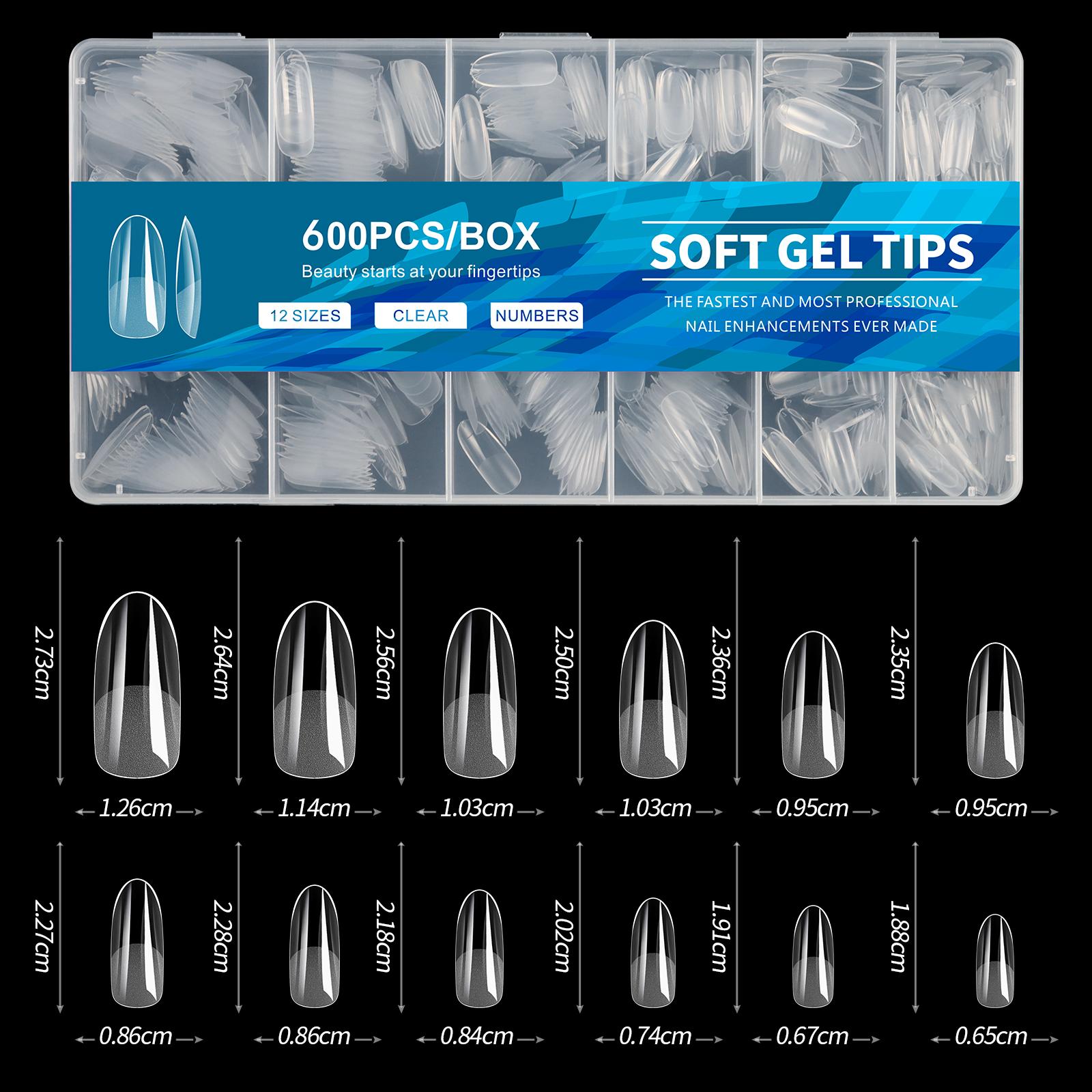 600 шт. Повне покриття, натискання на типси нігтів Stiletto Mind Square Coffin French False Soak Off Gel Nail Extension Tips Capsule
600 шт. Повне покриття, натискання на типси нігтів Stiletto Mind Square Coffin French False Soak Off Gel Nail Extension Tips Capsule