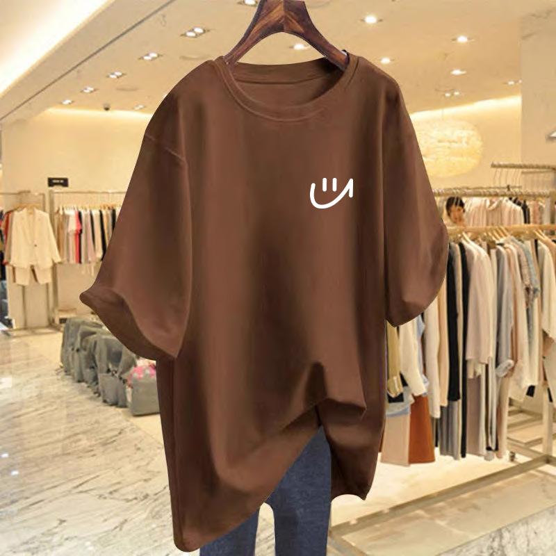 2025 summer new cotton short-sleeved t-shirt women s heavy loose large size thin medium and long fashionable top half sleeve XXXL
2025 summer new cotton short-sleeved t-shirt women s heavy loose large size thin medium and long fashionable top half sleeve XXXL