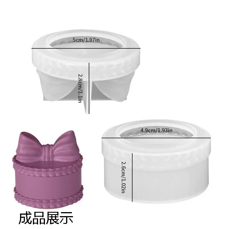Mini Bow Shaped Storage Box Model Circular Gypsum Cement Relief Mold for DIY Epoxy Resin Handmade Jewelry Storage Creative Home
Mini Bow Shaped Storage Box Model Circular Gypsum Cement Relief Mold for DIY Epoxy Resin Handmade Jewelry Storage Creative Home